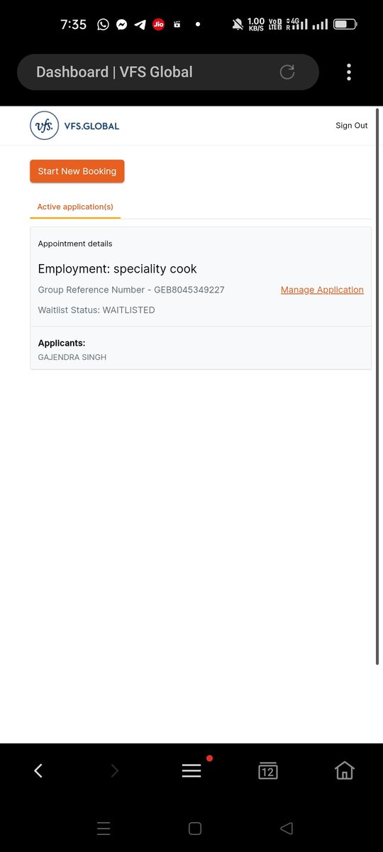 Gajendra5014's tweet photo. Honorable Sir, on 5/02/2023, I had booked Germany specialty cook appointment and my appointment was waitlisted and now after 11 months, my appointment itself got canceled. I would like to request VFS here to please help me quickly. Give an appointment @GermanyinIndia @VFSGlobal https://t.co/NtqpDpmnn1