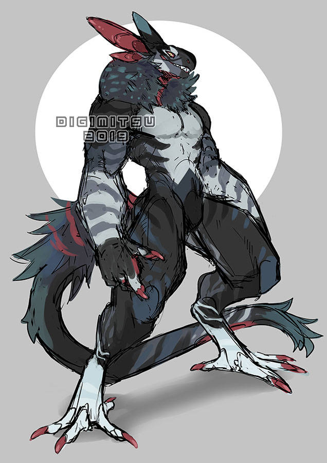 DigimitsuArt's tweet photo. Coloured Sketch for Arvata | 2019 https://t.co/KhlKqqrQ3I