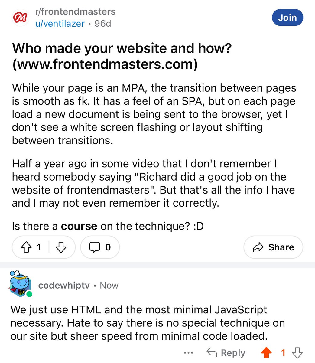 Ah feel the power of HTML and vanilla JavaScript! 😮‍💨