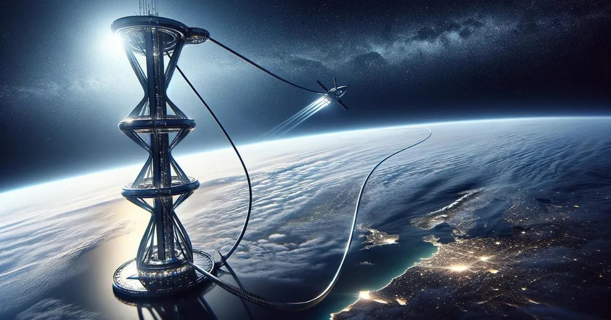 TechyJi's tweet photo. Elevating to New Heights: The Future of Space Elevators Unveiled

Link in Bio 🔗

#Space #SpaceElevators #Cosmos #Future https://t.co/QIxFP6BvS5
