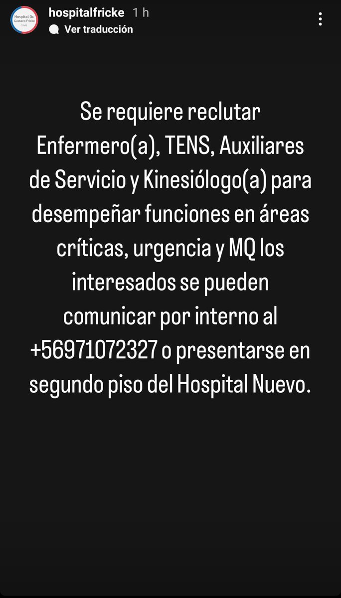 bombachaya_'s tweet image. Información del Hospital Gustavo Fricke en Viña del Mar 
Por favor difundir
#Urgente #IncendioForestal #ViñaDelMar