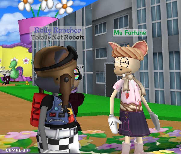 I used to play toontown mostly alone cuz I didn't wanted to bother anyone, but now that i do stuff with a lad ttcc is waaaaay better n fun,,