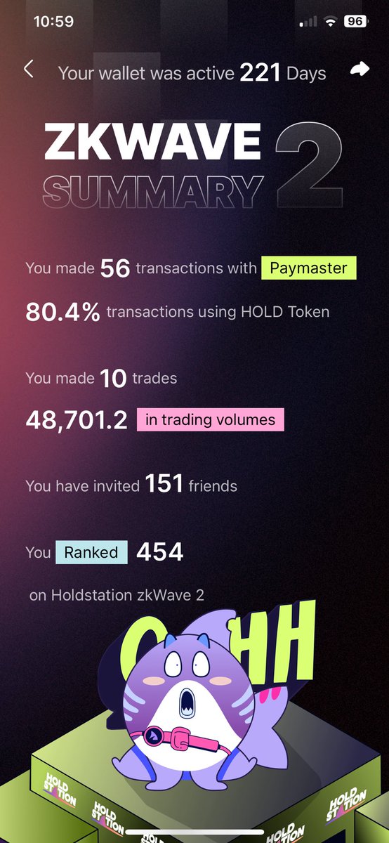 cryptoman6789's tweet photo. 🔥 ZkWave 2 hay #Airdrop 2 ví @HoldstationW đã cập nhật rank mới 😅

👉 Anh em vào check xem lọt Top 1k( 1%) chưa nhé 🤩

- Tiêu chí #Airdrop 2 sẽ tập trung vào Vol và tnx Trading #Defuture và ví #Aa ngoài ra còn 1 tiêu chí mới nữa đó là tuyển ref 😍

✅ Anh @nambitdefi có bật mí là cứ tuyển được 10 ref là được #Airdrop 100 Hold, vậy tính ta mình được 1k #Hold ak anh em 🤣

✅ Link tạo ví mới cho anh em đây, ủng hộ mình thêm 1 vài ref nữa nhé ❤️
- https://t.co/N4IXK6puYv