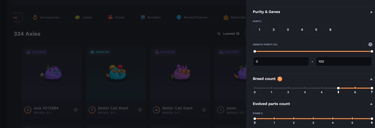 Stark_axie's tweet image. i have over 300 5+ breed count axies (including stuff like 6-7/7 pure reptiles) that need AXP farmed for mementos

if you have experience doing this and are interested, hit me up