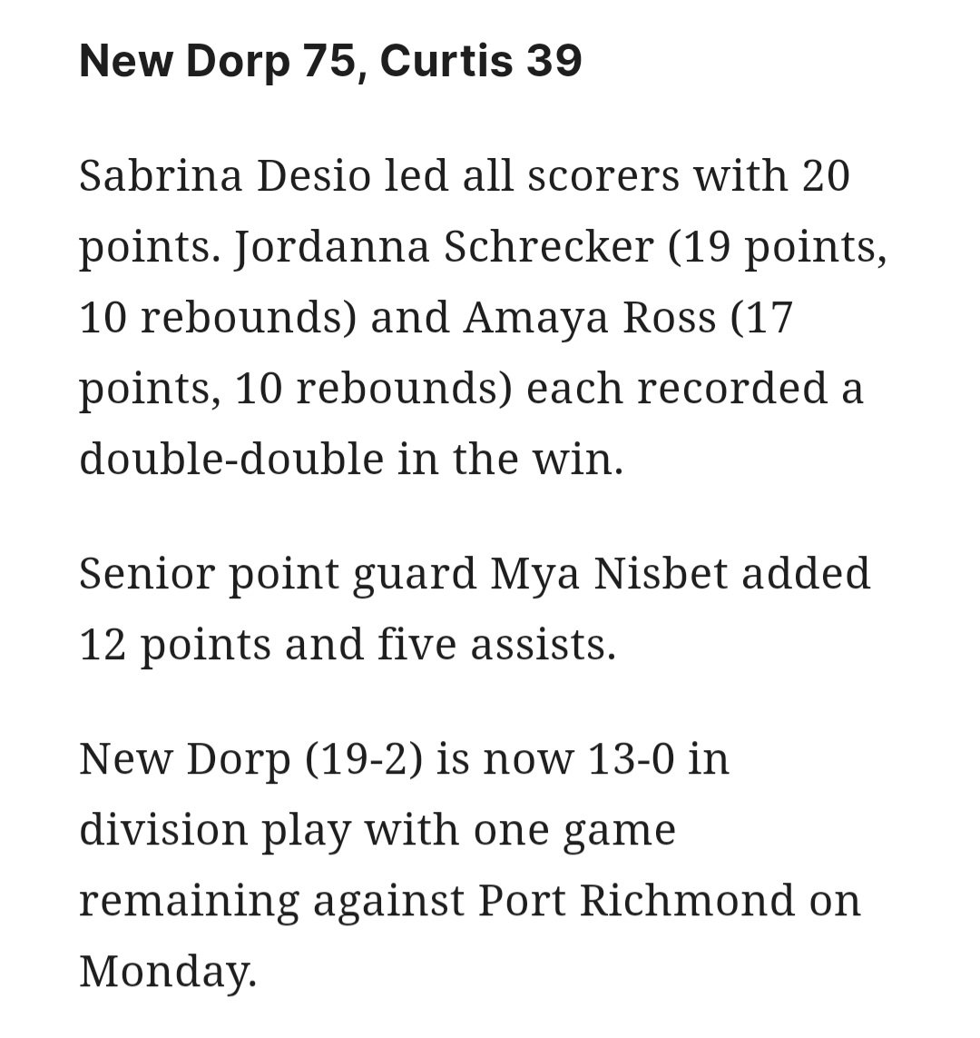 New Dorp vs Curtis 
<a href="/JordannaS35/">Jordanna Schrecker</a> <a href="/sabrina_desio/">Sabrina DeSio</a> <a href="/NisbetMya/">Mya Nisbet</a>