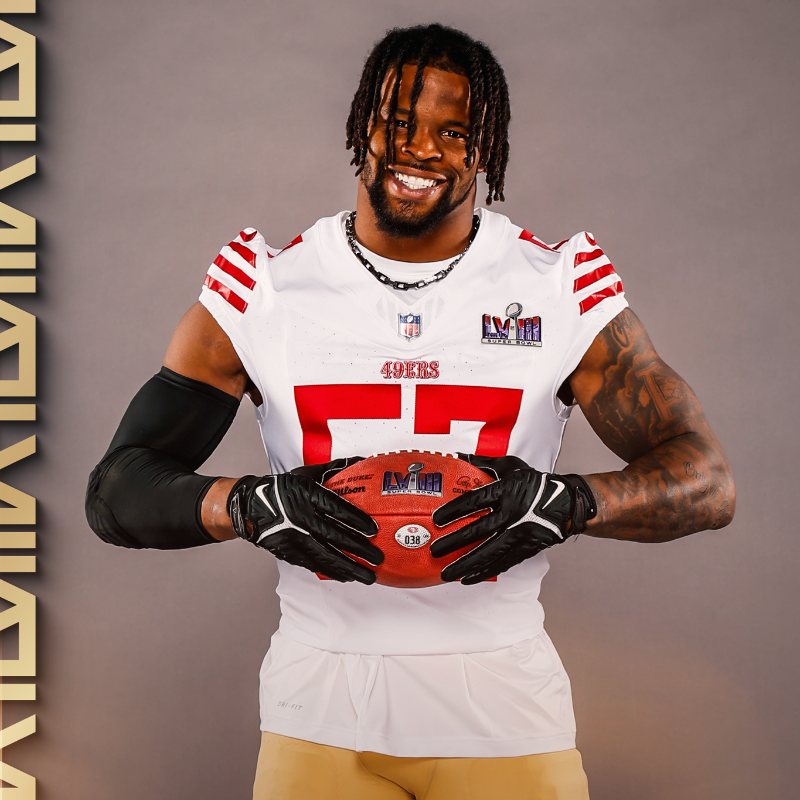 49ers's tweet photo. Ready for the bright lights of Las Vegas 🤩

#FTTB x #SBLVIII