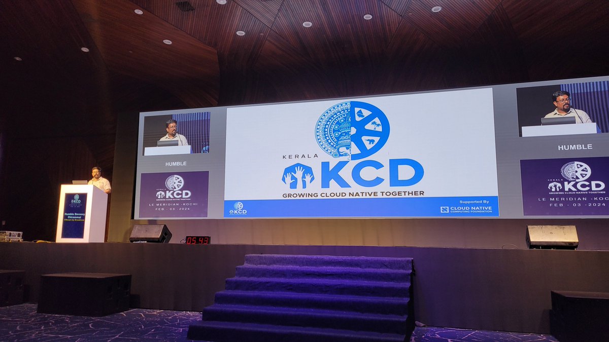 And here we are <a href="/KCDKerala/">Kubernetes Community Days ( KCD) Kerala 2024</a> 🤩

Already met a lot of people and looking forward to an eventful day.

And our <a href="/CNCFAmbassadors/">CNCF Ambassadors</a> friend <a href="/hchiramm/">Humble Devassy Chirammal ( KCD Kerala'24)</a> kicking things off!

#KCDKerala