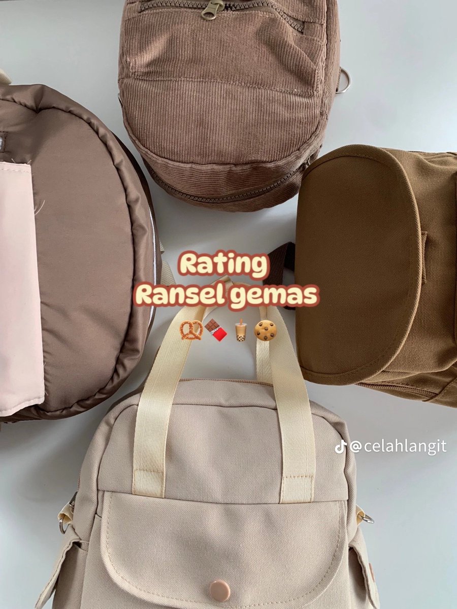 luvdhsoo's tweet photo. Sinii merapatt.. Aku mau spill ransel gemas nan murahhhh nii👇🤎🩷 https://t.co/jxIP6FbSIu