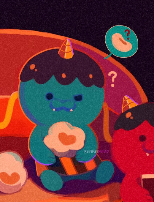 今日2月3日は「節分の日」です!Today is " Setsubun" day also known seasonal division here in japan. Do you still wanna throw beans at them ?  