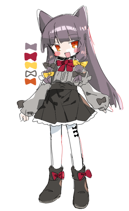 「frilled skirt red eyes」 illustration images(Latest)｜5pages