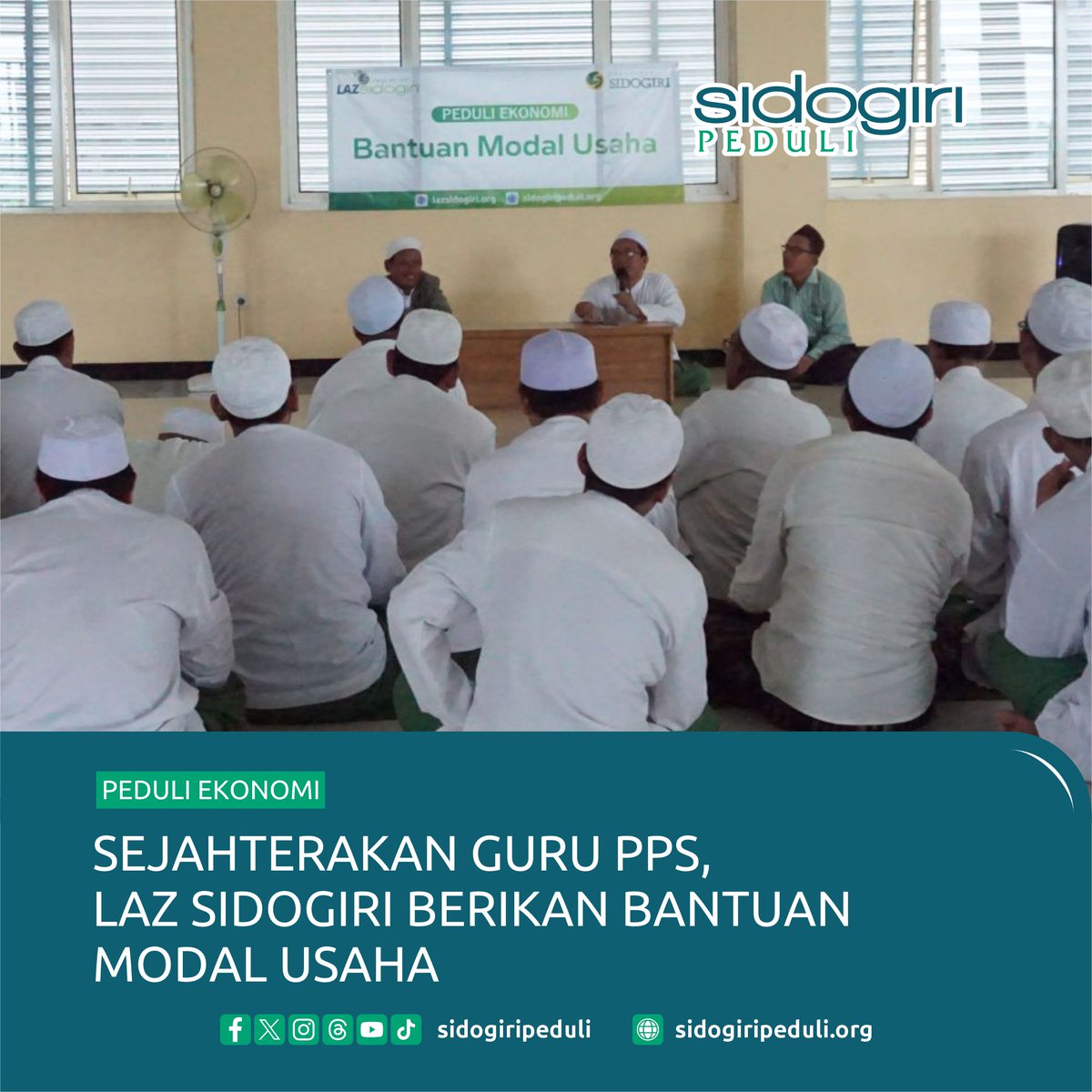 sidogiripeduli's tweet photo. SEJAHTERAKAN GURU PPS, LAZ SIDOGIRI BERIKAN BANTUAN MODAL USAHA MELALUI PROGRAM PEDULI EKONOMI

Selengkapnya>>>https://t.co/SiVY0RjfdS https://t.co/kGCdCUjz6n