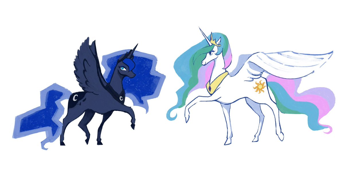 gamshrew's tweet photo. Ponies I drew https://t.co/7YFVcp4zb5