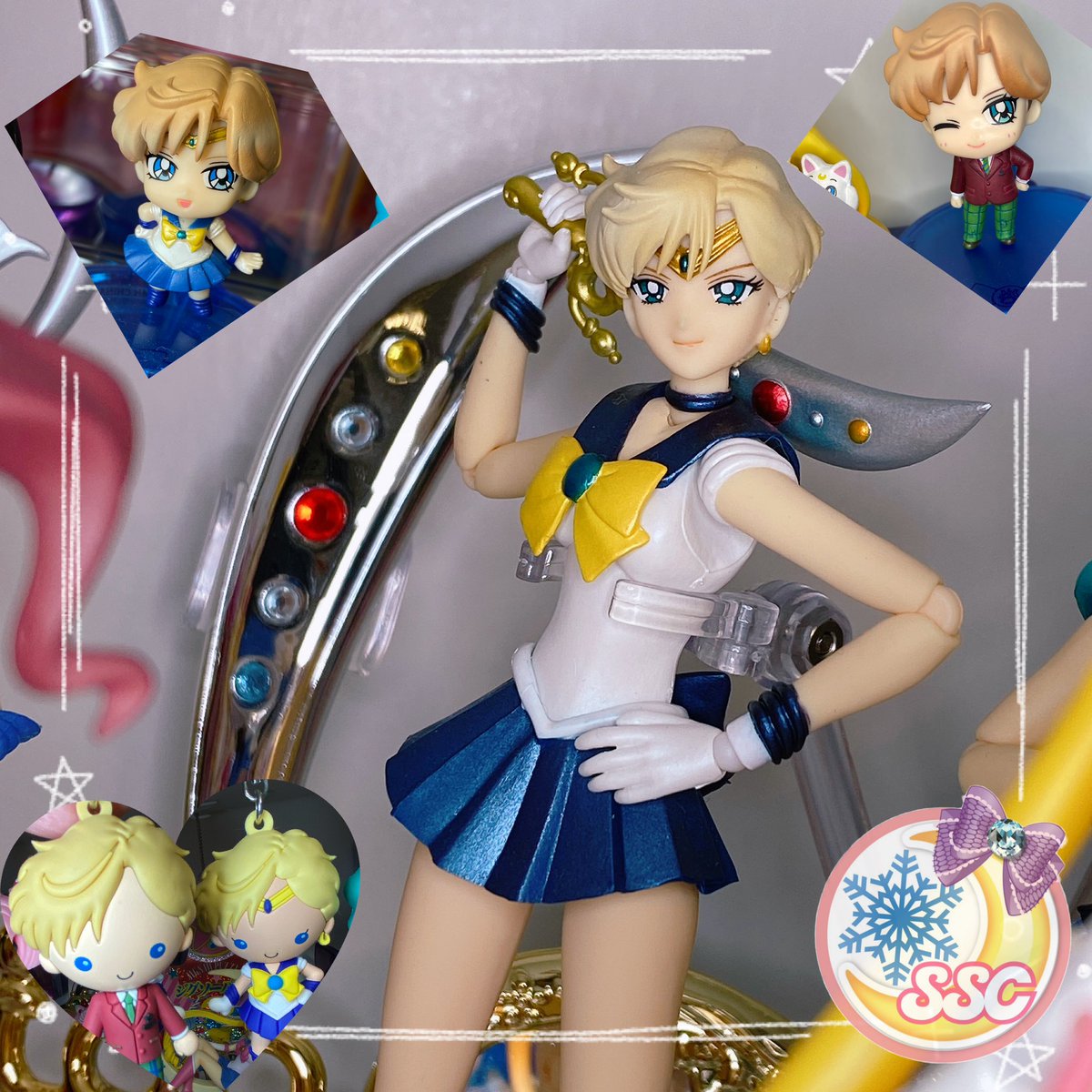 Sailor_Samara's tweet photo. Day Twenty Seven: HBD Haruka!
I have quite a lot of Sailor Uranus merch and honestly, I couldnโt decide which to feature for a (much belated) birthday post. I hadnโt posted any of the SH Figuarts yet for the merch challenge though.
#SailorMoon #sailormoonfigure https://t.co/Ee3ubIQvwr