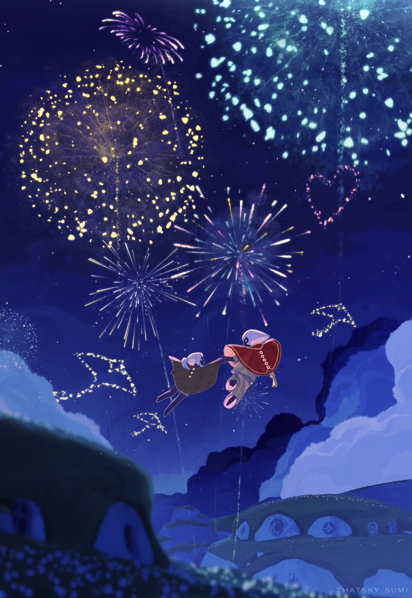 Happy lunar new year 🎆🎇
#thatskygame #SkyChildrenOfTheLight #sky星を紡ぐこどもたち #LunarNewYear