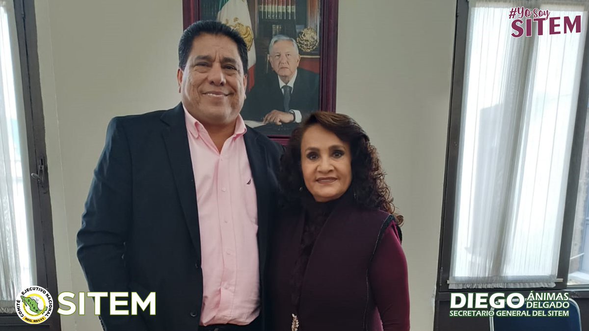 sitem_cen's tweet photo. SECRETARIO GENERAL DEL SITEM SE REÚNE CON LA MTRA. DOLORES PADIERNA

https://t.co/nyasRNzfuN https://t.co/OadAPJujn7