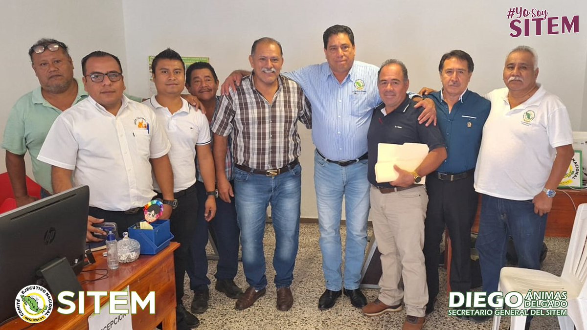 sitem_cen's tweet photo. Visita del Secretario General a las instalaciones del SITEM en la SETAB.

Nuestro líder nacional visitó esta mañana las oficinas del SITEM ubicadas en la Secretaría de Educación de Tabasco (SETAB)

https://t.co/Zx1hUagmEg https://t.co/yibkXvCup2