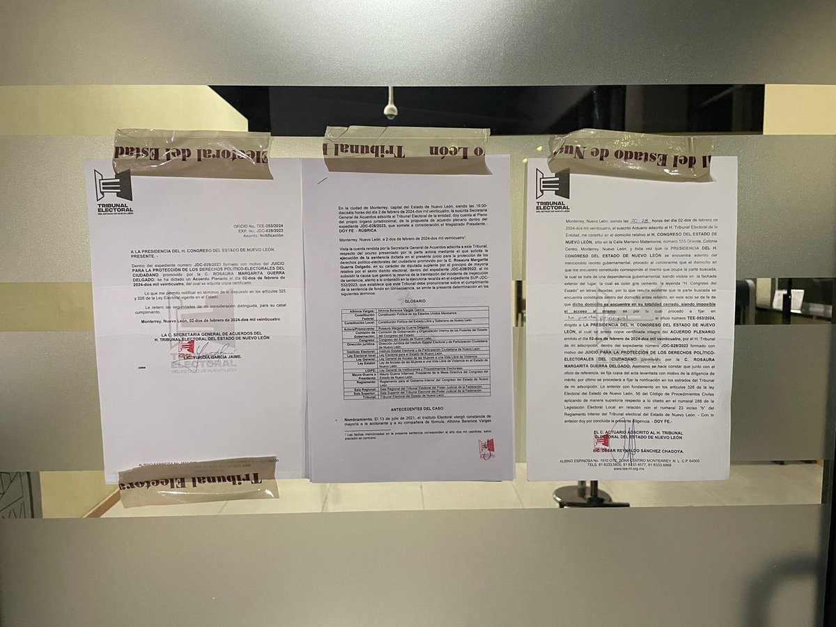El TEENL requiere cumplimiento de sentencia al Congreso de Nuevo León
tee-nl.org.mx/eventos.php?fr…