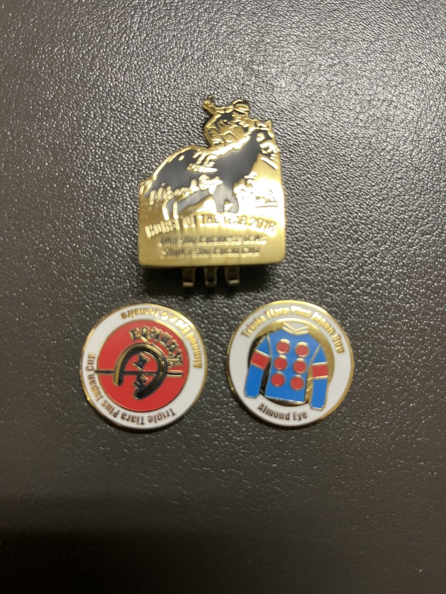 kato_kazuhiro_'s tweet photo. 水沼元輝初勝利記念プレゼント

アーモンドアイのゴルフマーカーです🥹
加藤和宏のサインと共に発送します。

どこのフリマサイトにも出てなかった品です、ゴルフやる人もやらない人もきっと欲しいはず🥹

こちらはインスタもフォローしてる方から抽選します（嘘ついてもオッケー）
そしてXをリポストとフォローしてください🥹
なかなか流出しない物を是非
締切は2月10日
当選者にDMします🥹