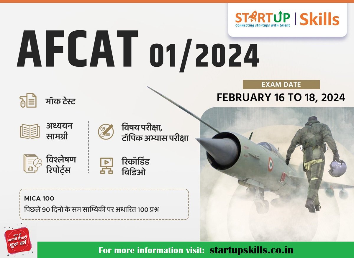 _StartupSkills's tweet photo. Apni Tyari ko kre aur bhi Majboot Startup Skills Ke Mock Test Plan ke Sath.

TAKE A FREE DEMO NOW ON OUR WEBSITE &amp;
Enhance your performance with your Detailed Analysis Report.
Visit: https://t.co/eDvn9IYOM2

#StartupSkills #TheStartupSkillsCollege #StartupBazaar #StartupOfficial https://t.co/fg7i74nAiy