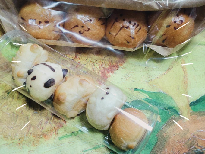 イベント会場で売ってたパンがめっちゃかわいかった 