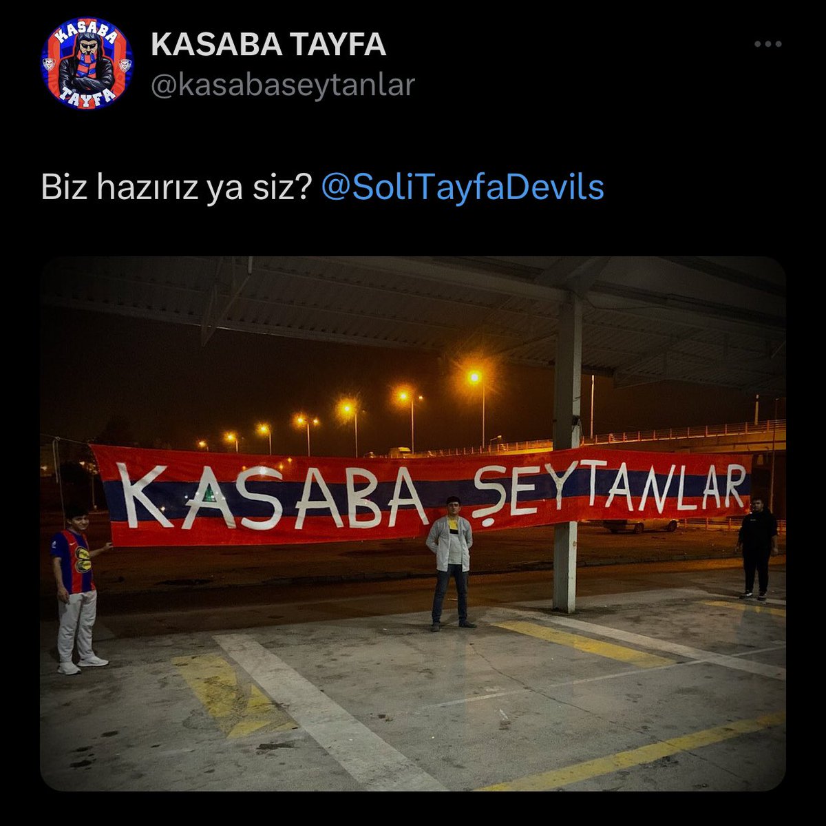 SoliTayfaDevils's tweet photo. Biz de hazırız ya siz hazır mısınız? @gencseytanlar33 https://t.co/bZpeJQnCoK