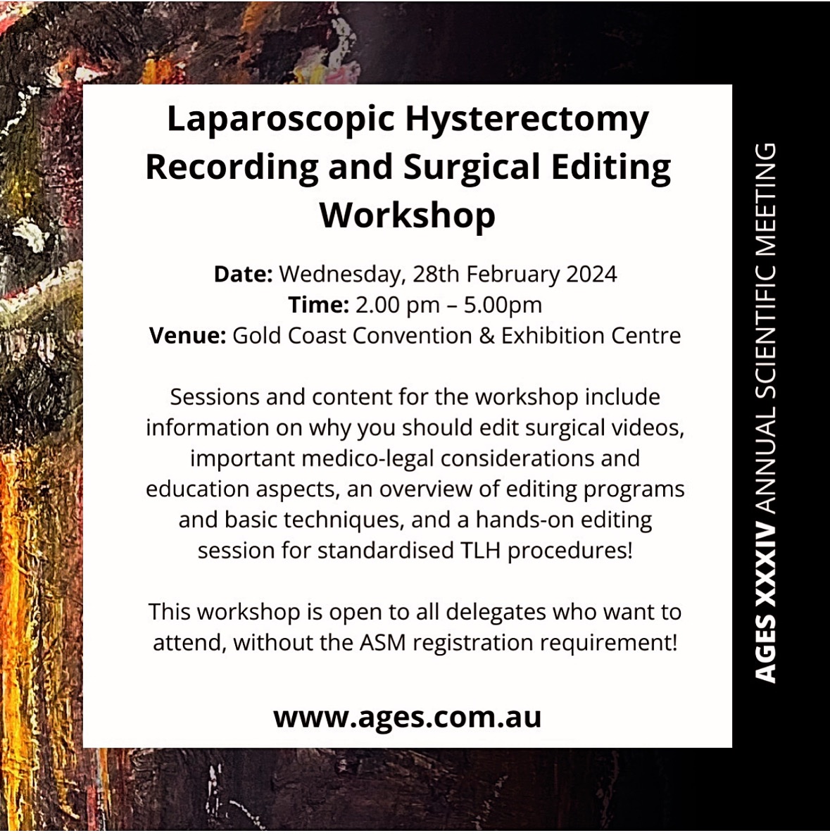 HelenGGreen's tweet photo. This will be a great opportunity for anyone who wants to edit their surgical videos, but doesn’t know where to start.
It will also help to show what makes a good surgical video and the medico-legal issues we need to consider when recording surgical footage. https://t.co/xhRSFPSRd0