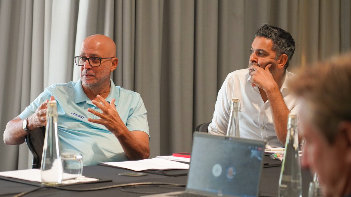 Our World Cricket committee is currently meeting in South Africa.

A number of important topics are being discussed to help influence the global game.

#CricketTwitter
