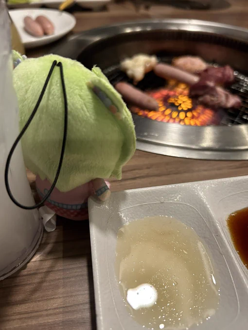 お肉だよ〜 #わたしんちのかざちゃん 