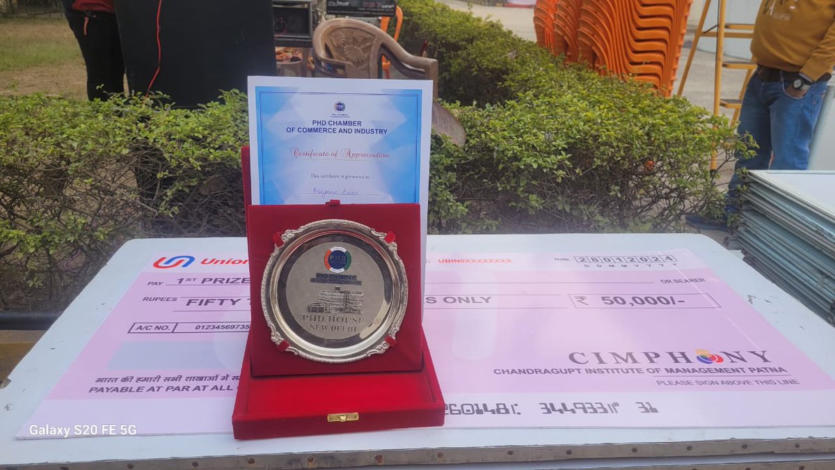 AICBVF's tweet photo. Origin Tribes Pvt. Ltd., our startup, is awarded Rs 50,000 at Chandragupta Institute of Management Patna (CIMP) in the program "CIMPHONY."
#aicbvf #cimp #innovationhub #coworking #cosharing #medialab #packagingsolutions #foodprocessing #rohitgupta #Startup
@pskarn @phdchamber https://t.co/lv1dgt4JZb