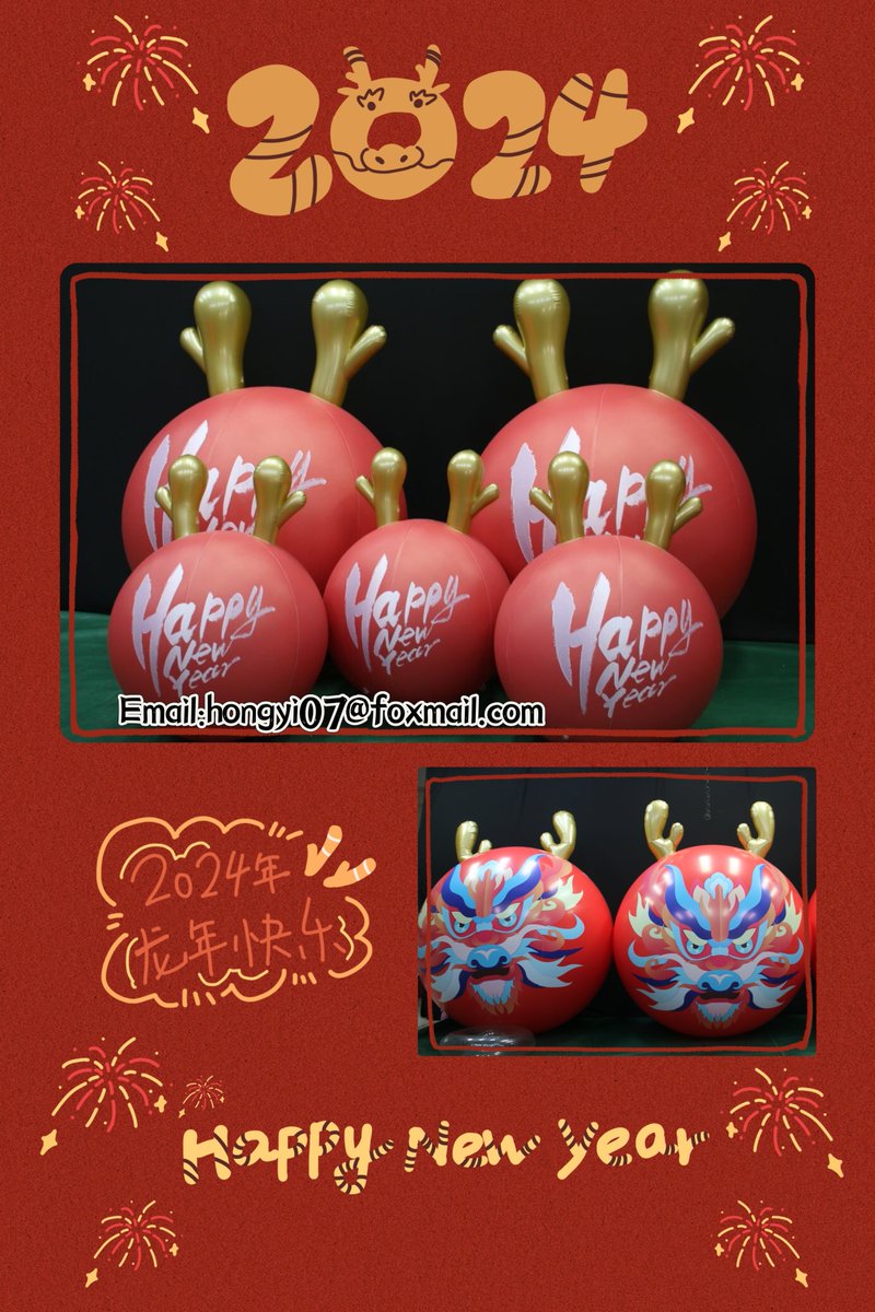 Kristalyn_Wu's tweet photo. Custom dragon balloon for the coming Chinese new year🥳🎊
Any interests pls email:hongyi07@foxmail.com
#SpringFestival2024 #龙年快乐 #新年快乐 #happynewyear #dragonball #inflatableballoon https://t.co/H5ulUPSSVl