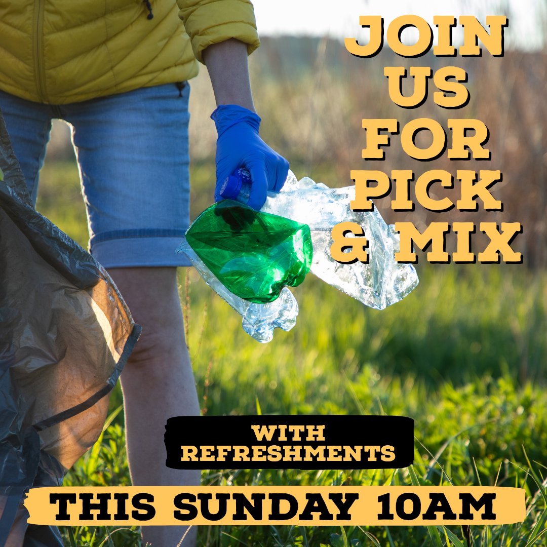 Next Pick and Mix (litter pick, planting and tidy up) is this Sunday, whatever the weather. Refreshments are provided!
