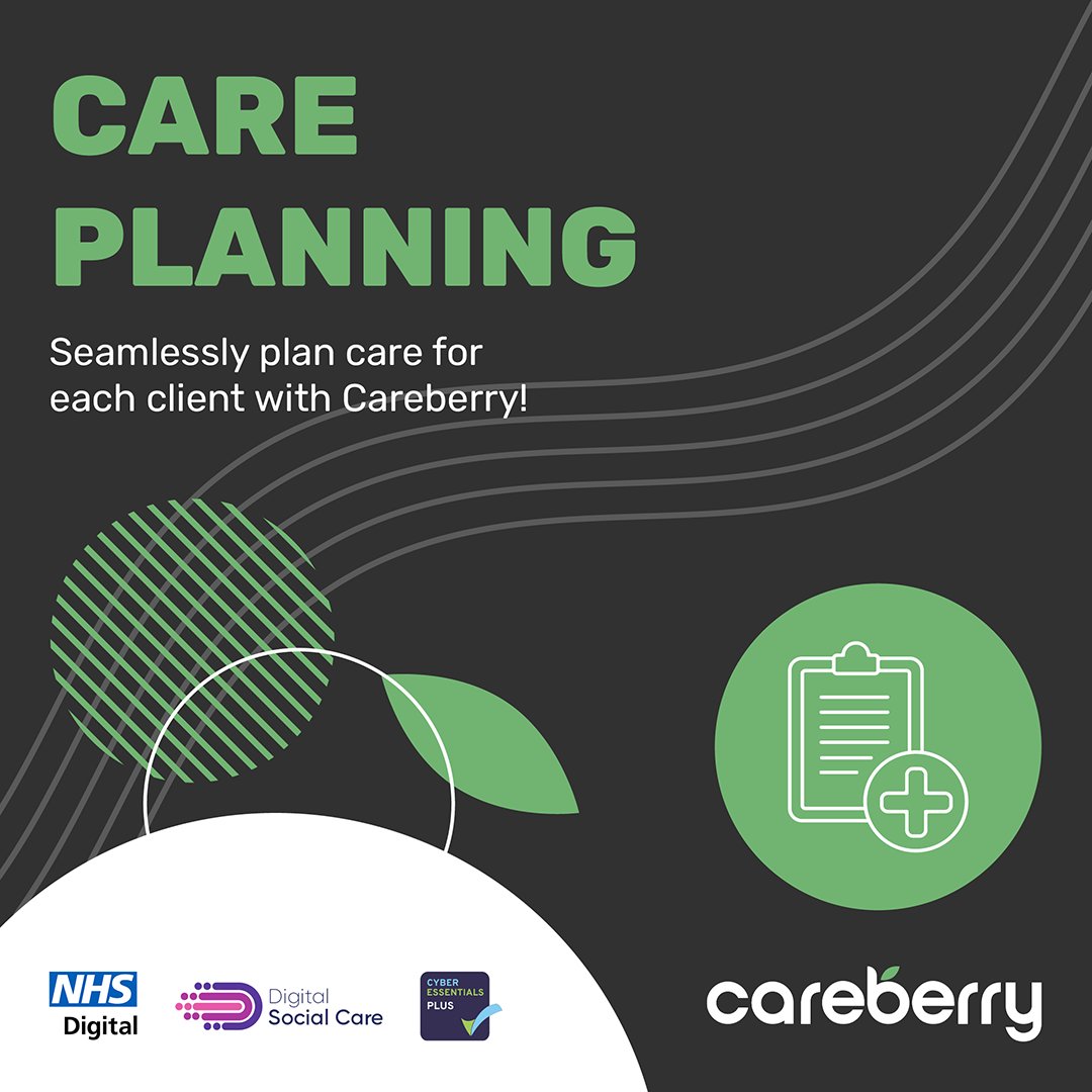 Plan Care Seamlessly Seamlessly plan care for each client with Careberry! 📆 Sign up for a free demo at careberry.com. 📝 Personalised Plans 🔍 Detailed Tracking 🔄 Easy Adjustments #SeamlessCarePlanning #CareberrySolutions