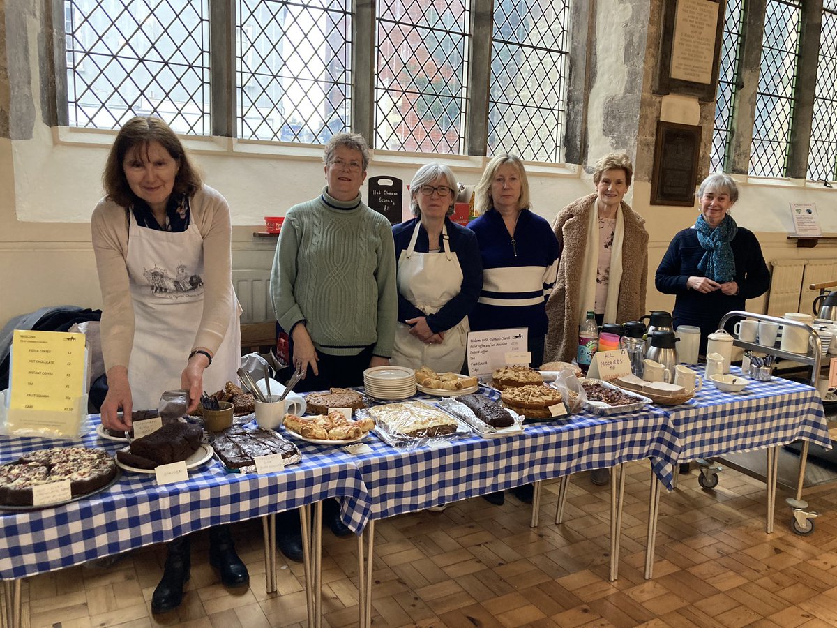 If you’re in Salisbury today, do drop into <a href="/SarumStThomas/">St Thomas's Church</a> St Thomas’s church for delicious refreshments &amp; yummy cakes &amp; pastries 😍 We’re looking forward to welcoming you 🥰 All proceeds to Myeloma UK (9:30-12 noon)