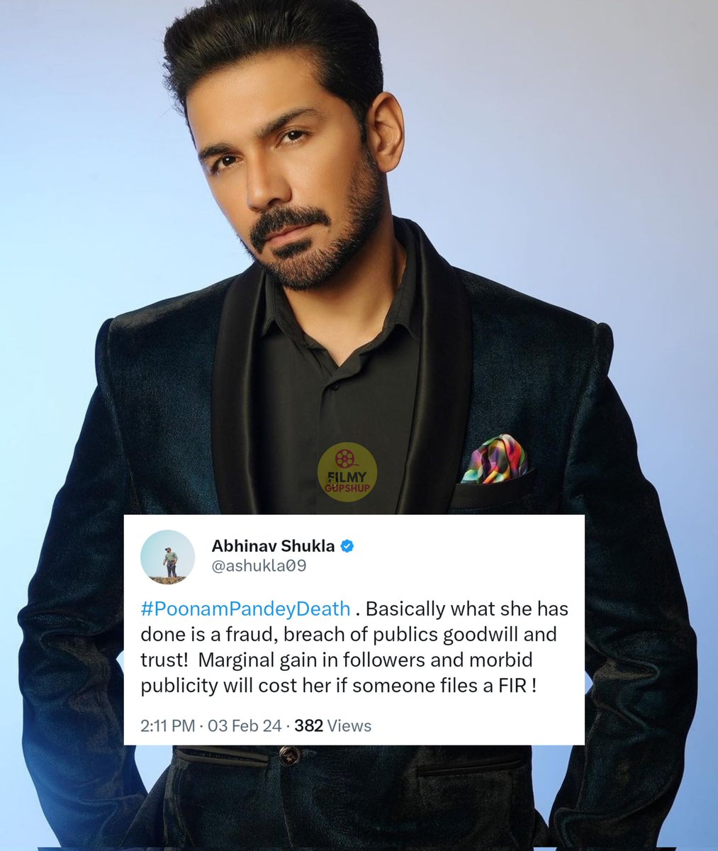 Rahul Vaidya, Kushal Tandon and Abhinav Shukla lashes out at the cheap publicity stunt of Poonam Pandey and her PR team 😡🤬

Follow @FilmyGupshups for more!

#RahulVaidya #KushalTandon #AbhinavShukla #PoonamPandey #PoonamPandeyDeath #Filmygupshup