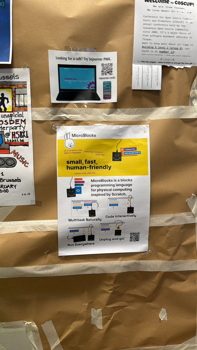 #fosdem2024 #microblocks everywhere