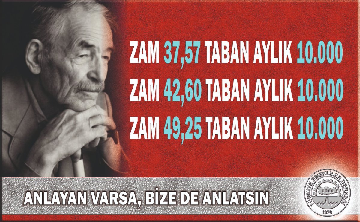 tued_1970's tweet photo. TAGIMIZ 👇
#12binSeyyanenTümEmekliye 
Yılllardır söylüyoruz...
SEYYANEN ZAM olmadan alım gücü yükseltilemez...
İNTİBAK yapılmadan adaletsizlik önlenemez... https://t.co/amNfQU6C4Q