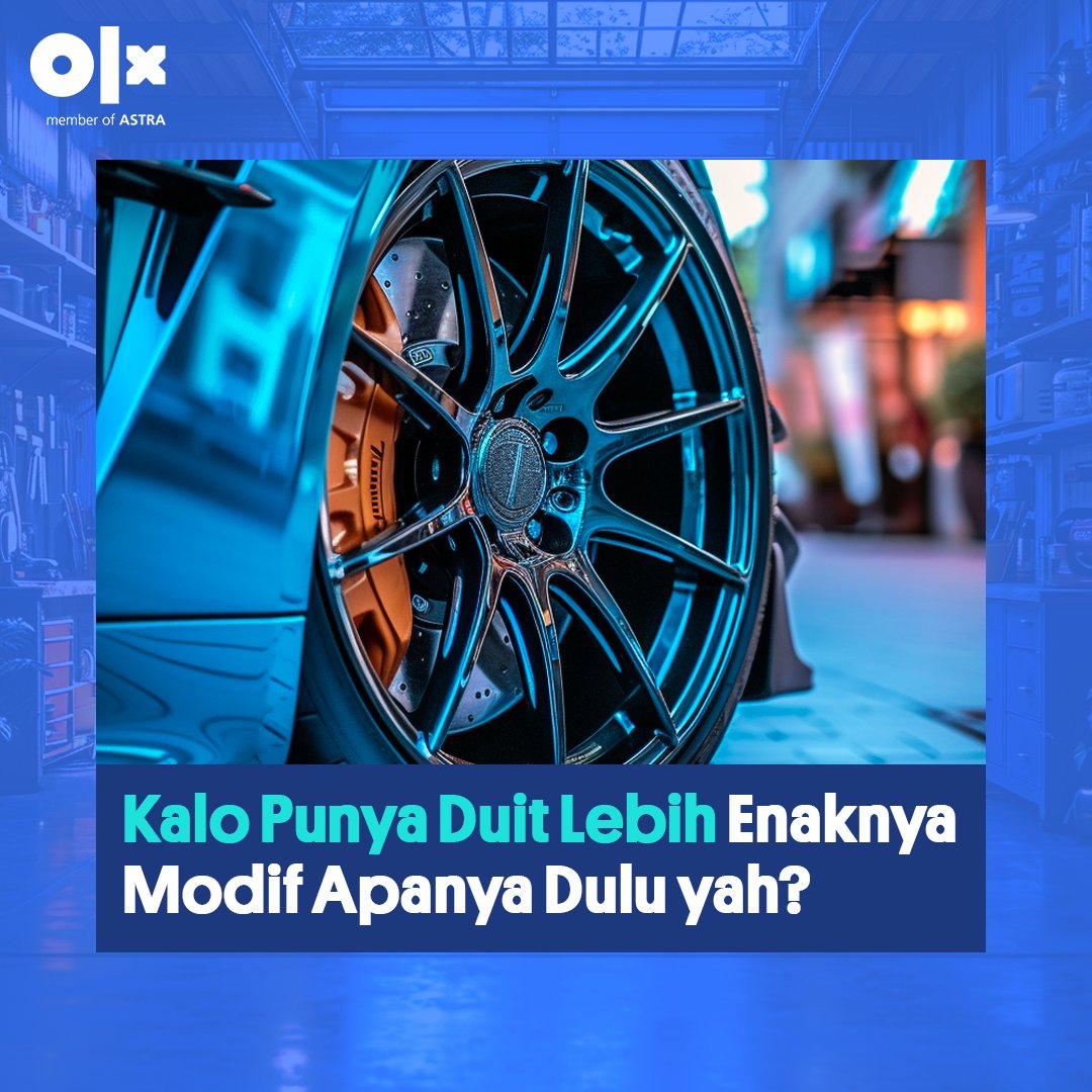olxid_official's tweet photo. Kalo punya duit lebih buat modif mobil, daripada modif mesin, enaknya modif kaki-kaki dulu nggak sih? 🤔

Menurut kamu gimana OLXers?

#olx #olxmemberofASTRA #mobilbekas #mobilbekasberkualitas #modifikasi #modifmobil https://t.co/RSqOxafFJz
