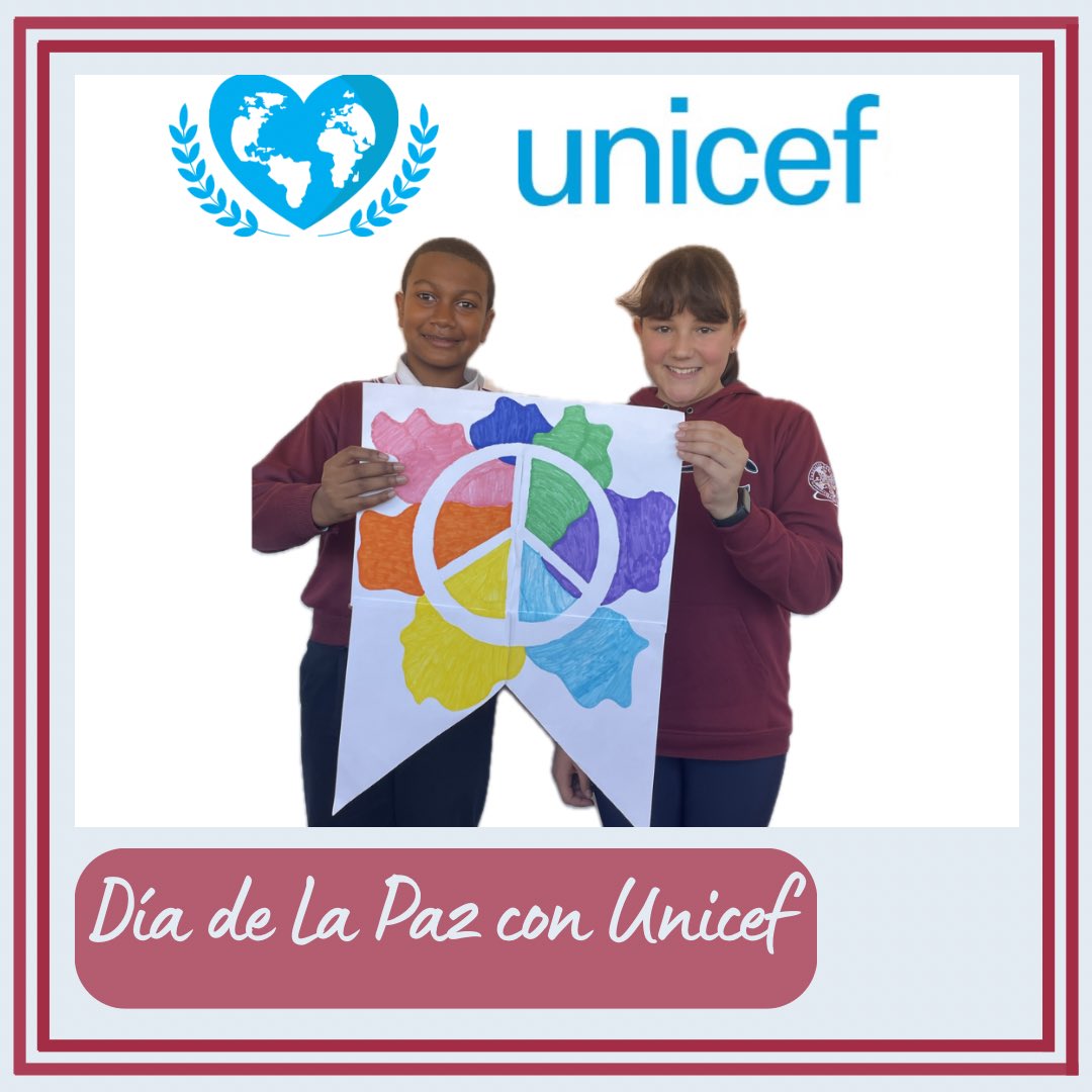 💙En el tercer ciclo de primaria izamos banderas blancas en el día de la Paz y la No Violencia, mostrando nuestro compromiso a dialogar ante un conflicto. 🕊️

#banderasblancas #unicef  <a href="/unicef_es/">UNICEF España</a>