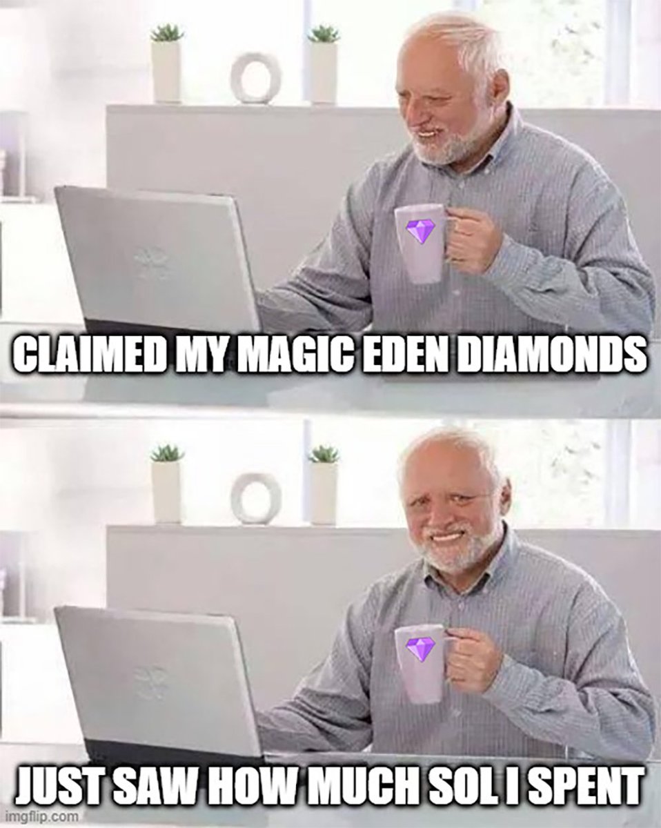 Just claimed my Magic Eden Diamonds 💎