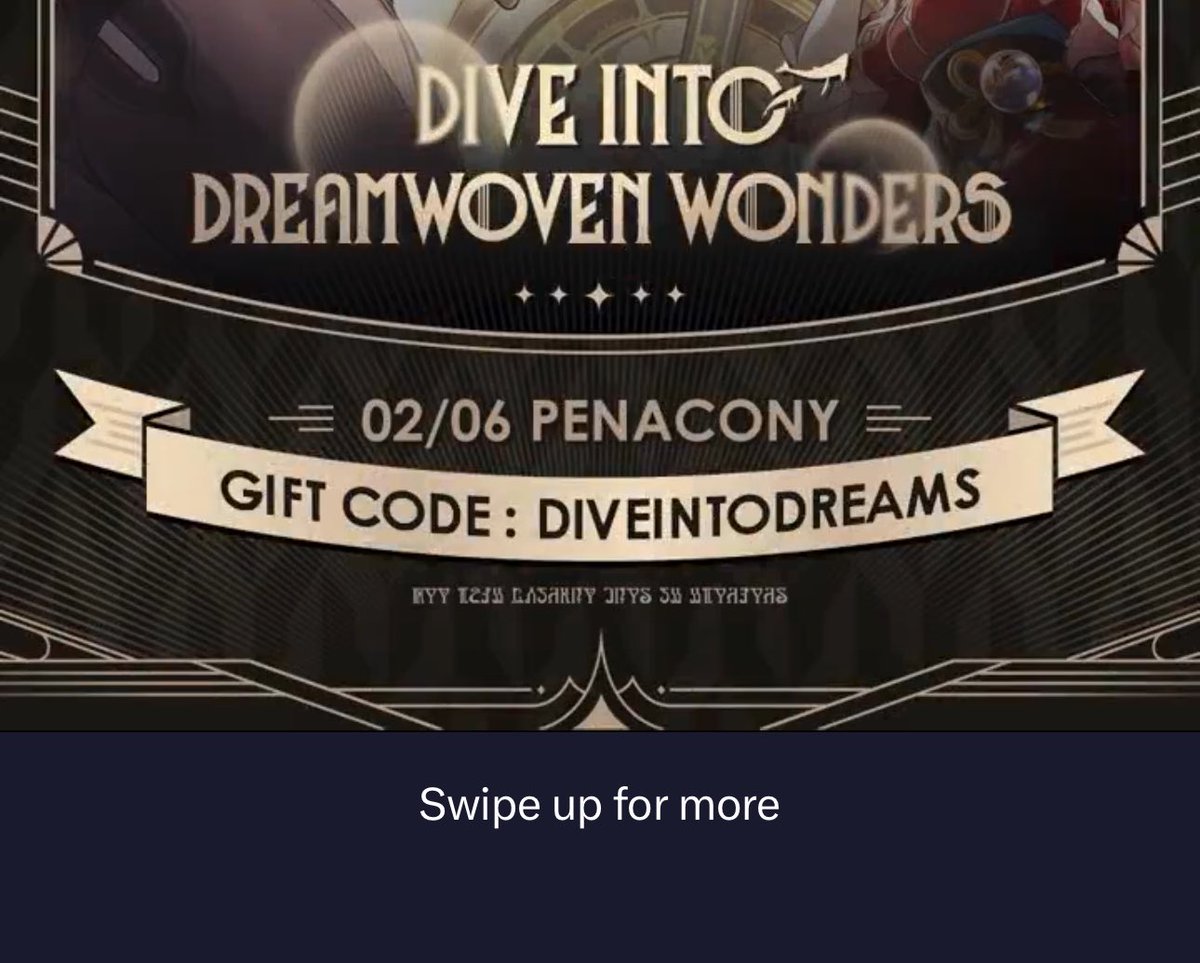 triorbs's tweet photo. Some HSR gift codes before we enter version 2.0 aka PENACONY 🦢✨
#HonkaiStarRail #hsrtwt #giftcodes https://t.co/MT6HqQRnou