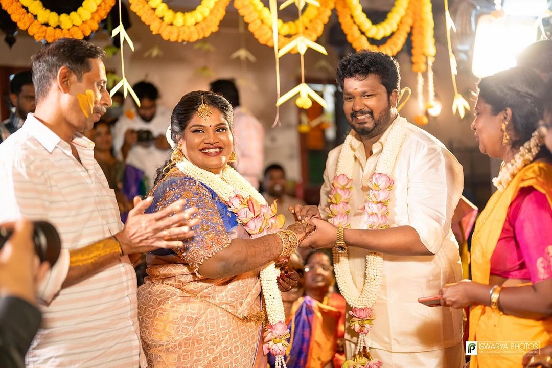 Dksview's tweet image. #RoboShankar Daughter #indrajashankar Engagement Photos ❤️