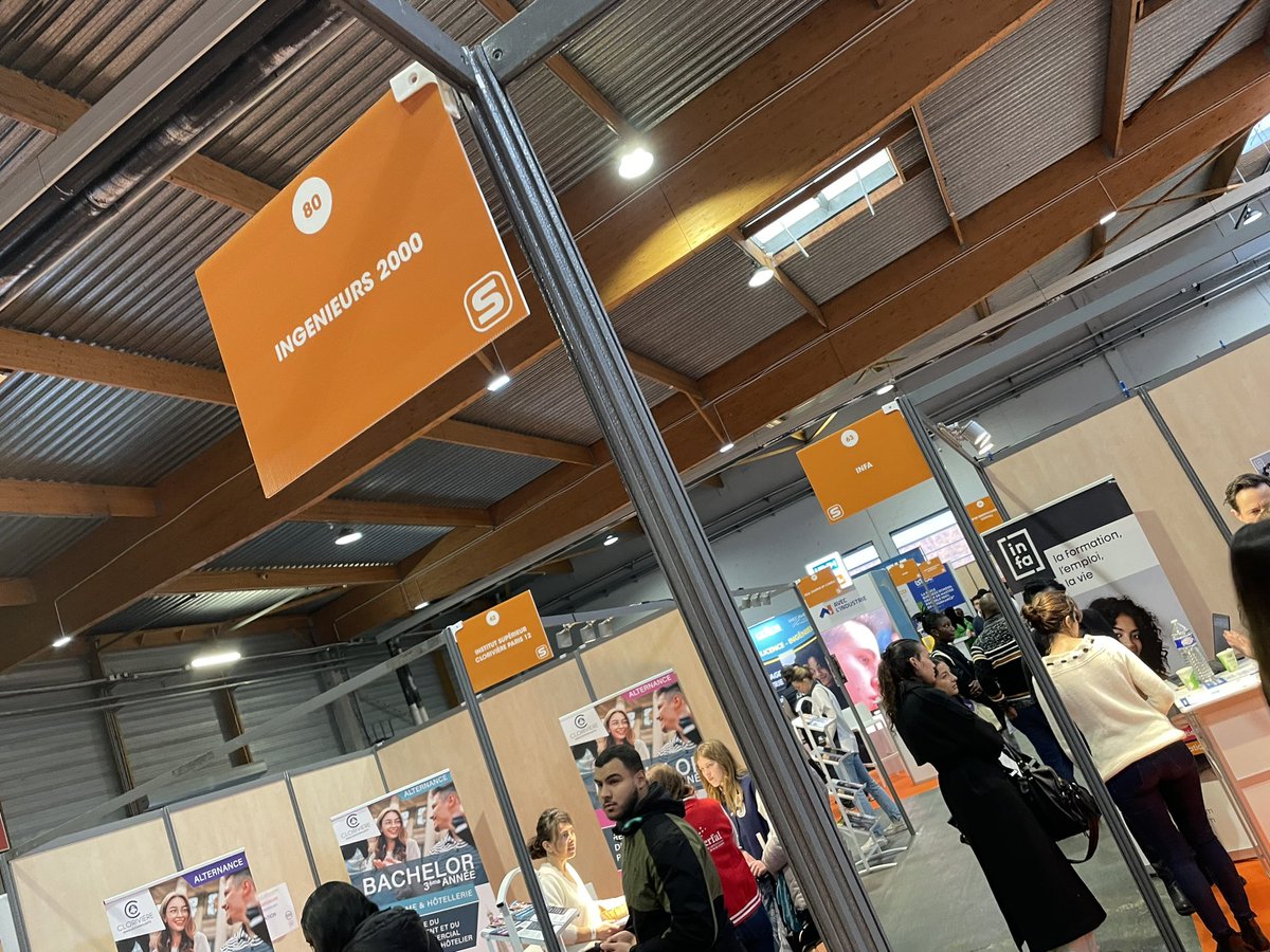 📍Ce samedi, nous sommes au salon Sup’Alternance et Apprentissage de <a href="/studyrama/">Studyrama</a>. 

Venez nous rencontrer sur le stand 80 ! Nous y sommes toute la journée jusqu’à 17h, en présence de nos apprentis ingénieurs. 

À tout de suite ! 👋