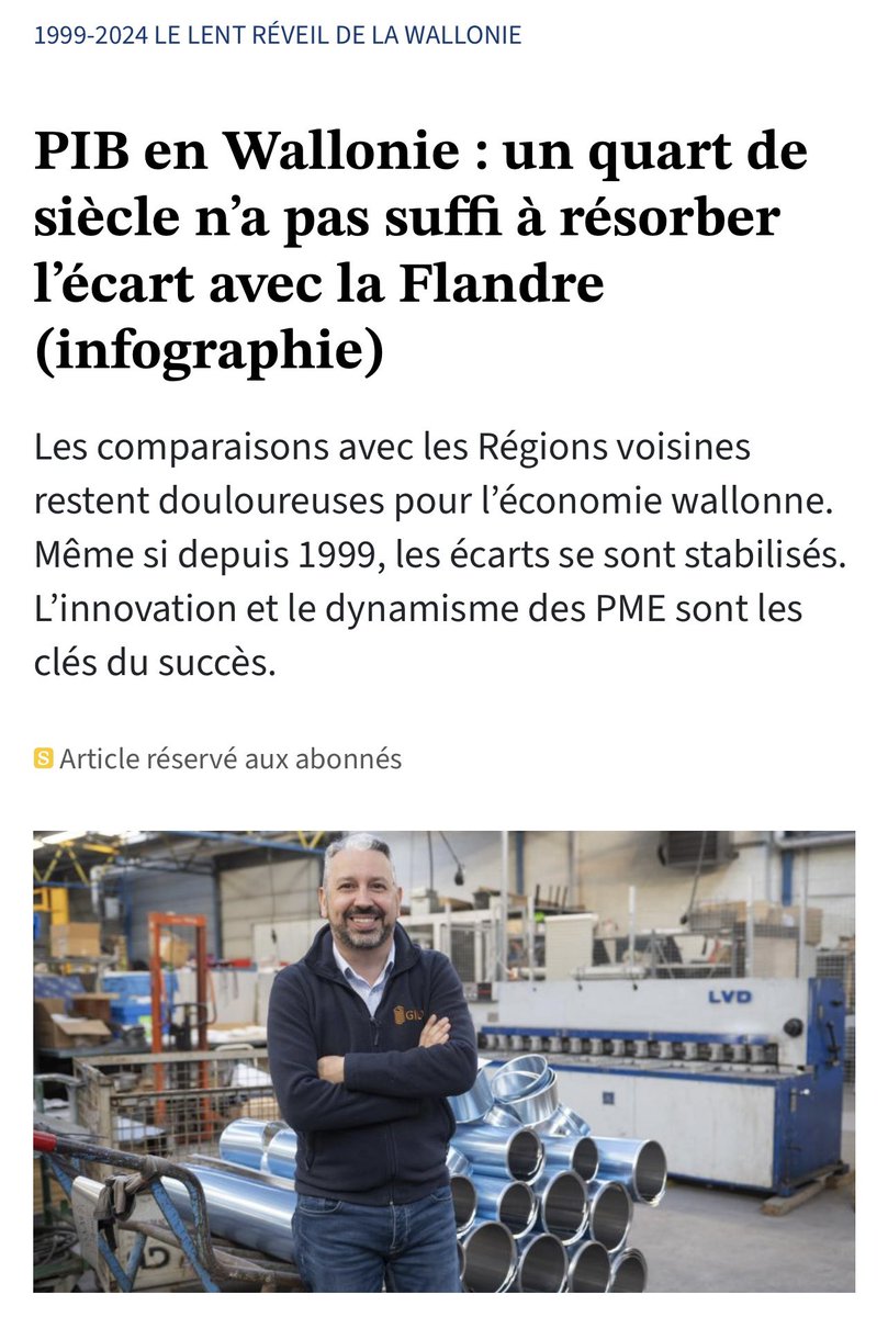 Mais même en Flandre il y a des problèmes ! Je ne crois pas en l existence d un mal wallon !