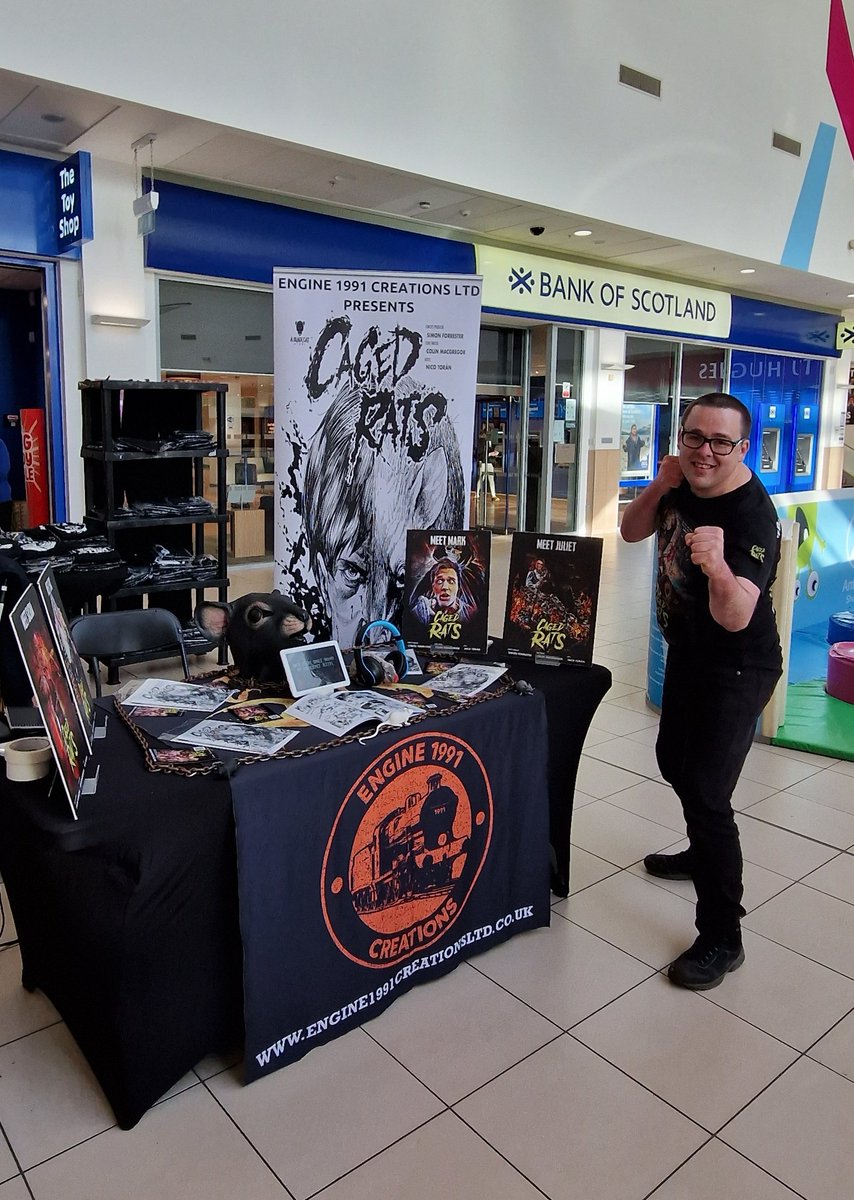 E1991Creations's tweet image. Today and tomorrow, I'm exhibiting for the fabulous @BGCPComicCon 10am-4pm free entry event inside Autonine Centre of Cumbernauld, Scotland!

Signed copies of Caged Rats The Comic Volume 1 for £10 each!

#bgcp #bgcpcomiccon #update #cumbernauld #free #weekend #indiecomic #art
