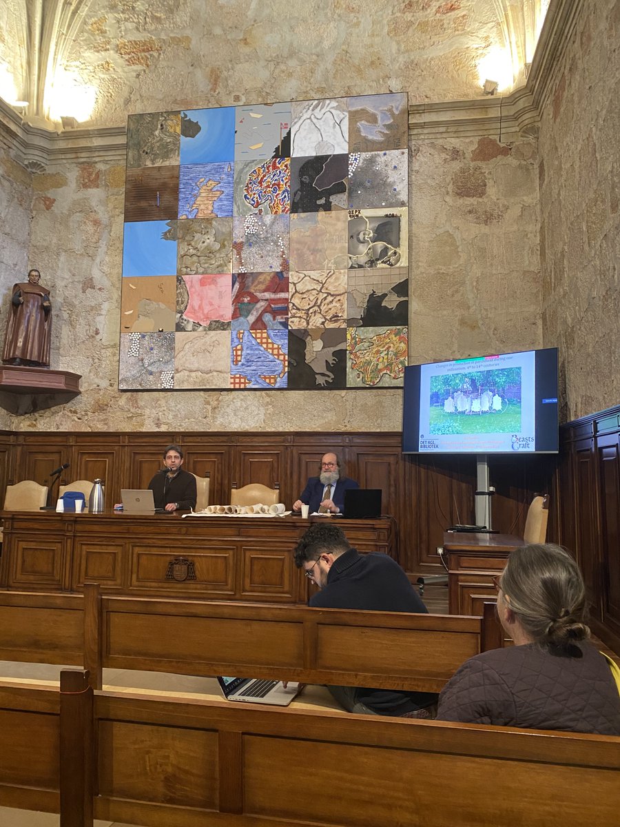 jobetodoli's tweet photo. Immensely fruitful week in the framework of the People&Writing project (@ainoa_castro), we learned a lot about medieval manuscript materiality with a course on Caroline calligraphy and, to conclude, an extraordinary seminar by Jiří Vnouček (@ercb2c). #PeopleAndWriting 📜🪶✍🏼 https://t.co/XXad8PRBrF
