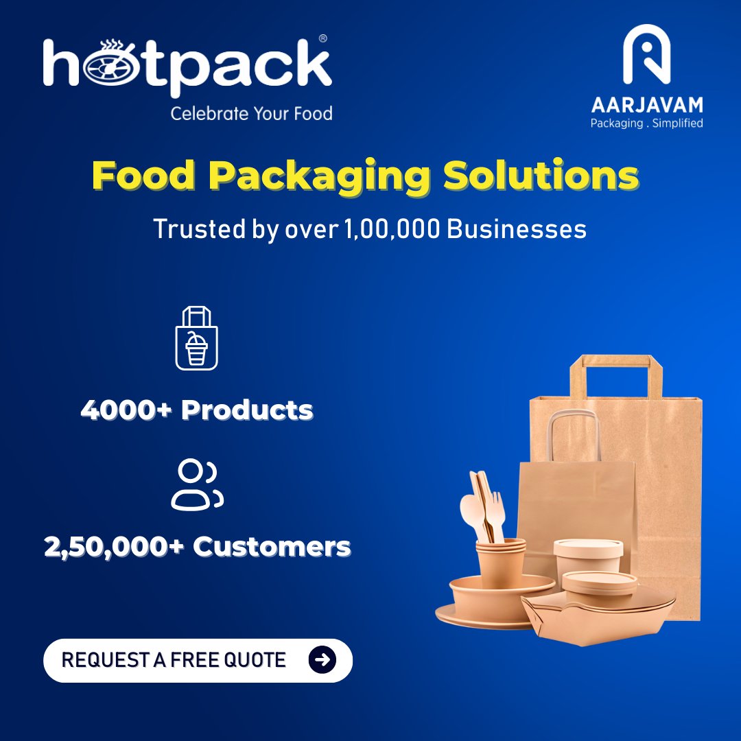 📦✨ Looking for the perfect packaging solution for your food products? 🎁🌐

🌿🌟 #EcoFriendlyPackaging #SustainableSolutions #FoodPackaging #GreenLiving 🍃📦 #paperpackaging #packaging #products #branding #saraf #aarjavam