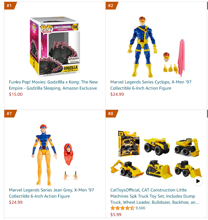 FunkoPOPsNews's tweet photo. Godzilla hits no.1 in the charts on Amazon Toys!
Linky ~ https://t.co/JAU17q5Hne
#Ad #Godzilla #GodzillaXKongTheNewEmpire #GodzillaxKong #FunkoPOPNews #Funko #POP #Funkos #POPVinyl #FunkoPOP #FunkoPOPs #FunkoSoda https://t.co/0Udq4pFnxI