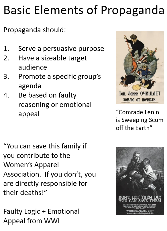 #Disinformation 101 - helping you to understand and recognize cognitive attacks and attempts to manipulate you from an offensive perspective. The success of such attacks heavily depends on you NOT understanding and recognizing them.
Propaganda Basics #1