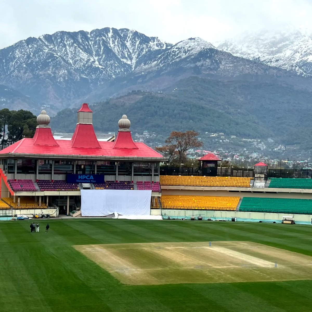 iSureshBjp's tweet image. Today visited cricket stadium at dharamshala. #hpca