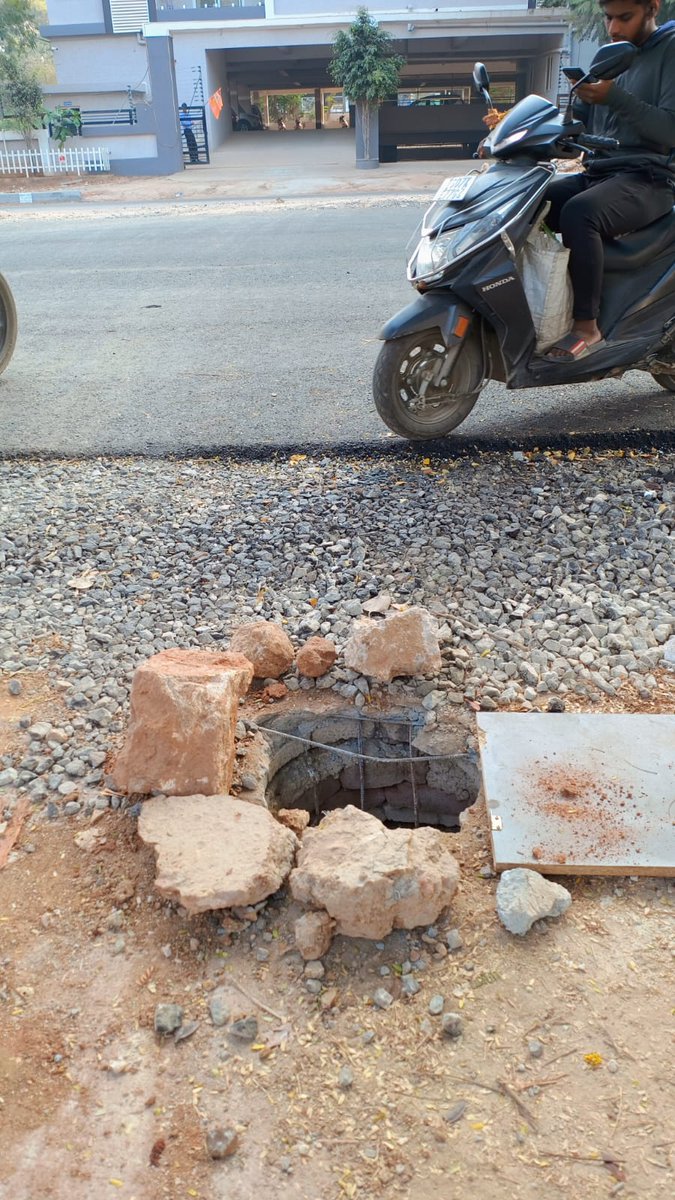 Dear <a href="/HMWSSBOnline/">HMWSSB</a> , manhole broken near Gandhi park, opposite Abode Abhishekam, Nallagandla HUDA layout, please fix at earliest.

<a href="/MDHMWSSB/">K Ashok Reddy, IAS</a>